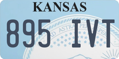 KS license plate 895IVT