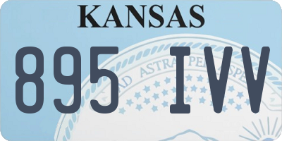 KS license plate 895IVV
