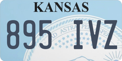 KS license plate 895IVZ