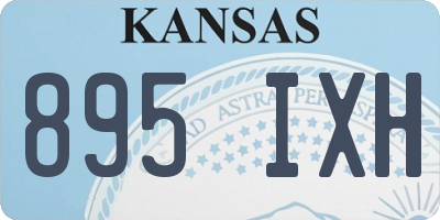 KS license plate 895IXH