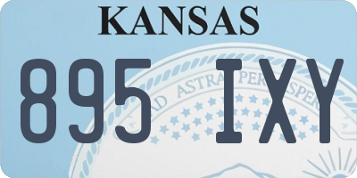 KS license plate 895IXY