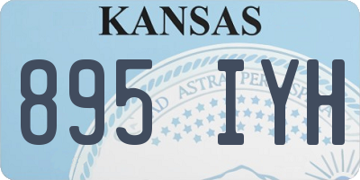 KS license plate 895IYH