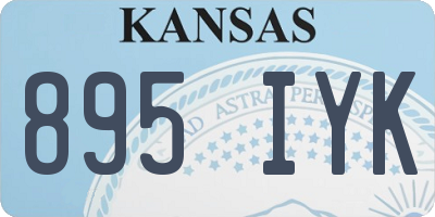 KS license plate 895IYK