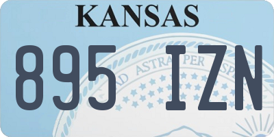 KS license plate 895IZN