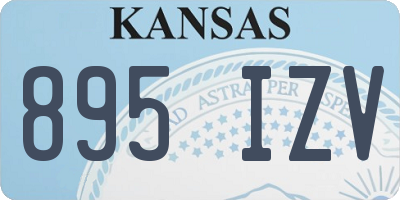 KS license plate 895IZV