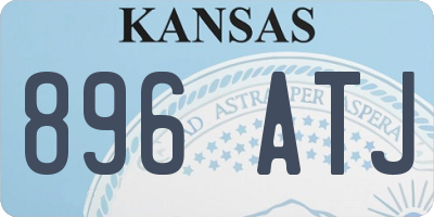 KS license plate 896ATJ