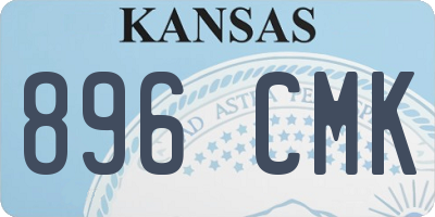 KS license plate 896CMK