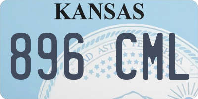KS license plate 896CML
