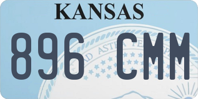 KS license plate 896CMM