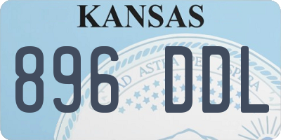 KS license plate 896DDL