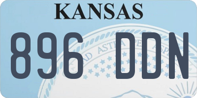 KS license plate 896DDN