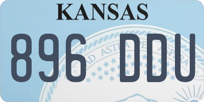 KS license plate 896DDU