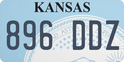 KS license plate 896DDZ