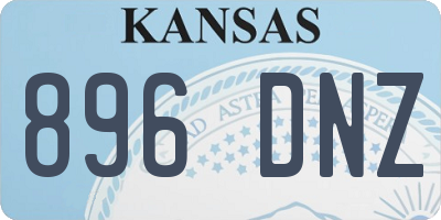 KS license plate 896DNZ
