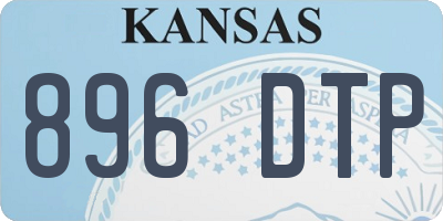 KS license plate 896DTP