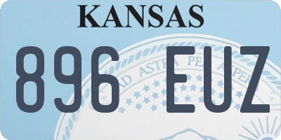 KS license plate 896EUZ