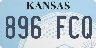 KS license plate 896FCQ