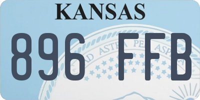 KS license plate 896FFB
