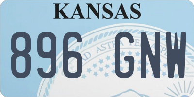 KS license plate 896GNW