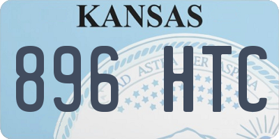 KS license plate 896HTC
