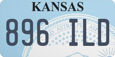 KS license plate 896ILD