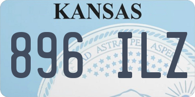 KS license plate 896ILZ