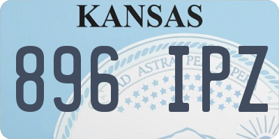 KS license plate 896IPZ