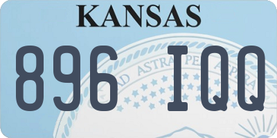 KS license plate 896IQQ