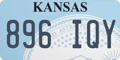 KS license plate 896IQY