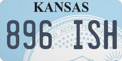 KS license plate 896ISH