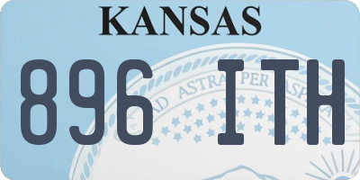 KS license plate 896ITH