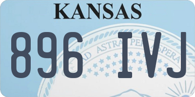 KS license plate 896IVJ