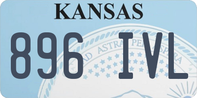 KS license plate 896IVL