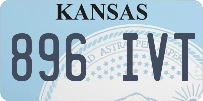 KS license plate 896IVT