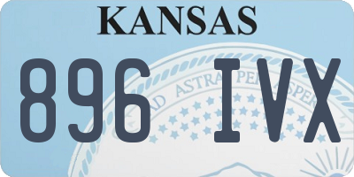 KS license plate 896IVX