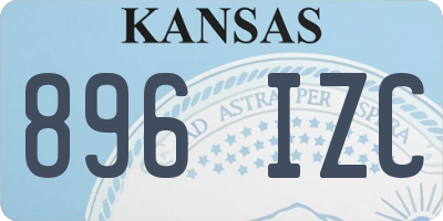 KS license plate 896IZC