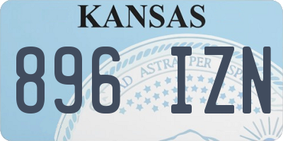 KS license plate 896IZN