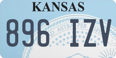 KS license plate 896IZV