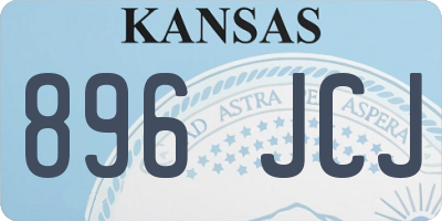 KS license plate 896JCJ
