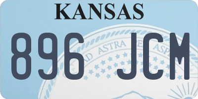 KS license plate 896JCM