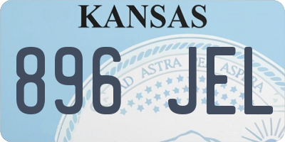 KS license plate 896JEL