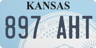 KS license plate 897AHT