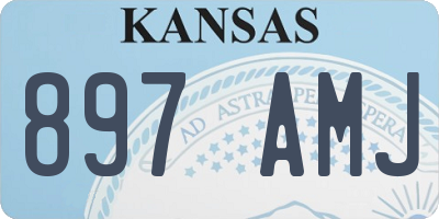 KS license plate 897AMJ