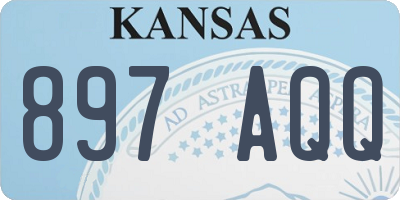 KS license plate 897AQQ