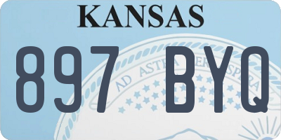 KS license plate 897BYQ