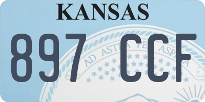 KS license plate 897CCF