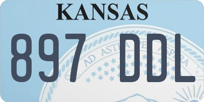 KS license plate 897DDL