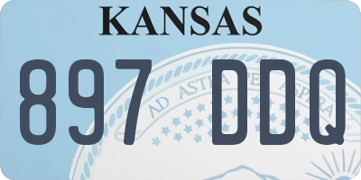 KS license plate 897DDQ