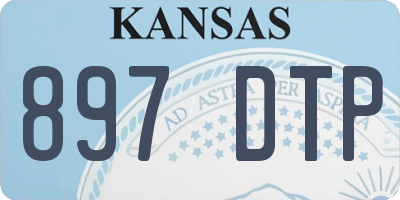 KS license plate 897DTP