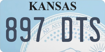 KS license plate 897DTS
